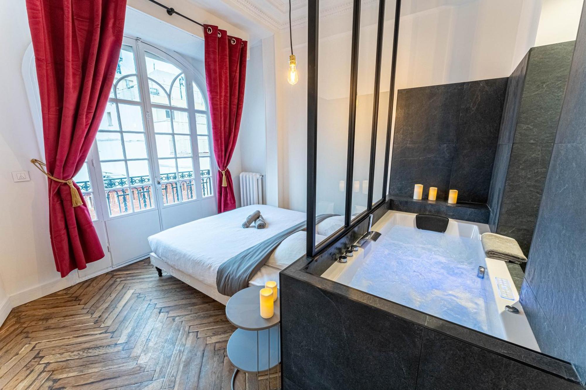 Jacuzzi-Nice Quartier Des Musiciens-Loft Экстерьер фото